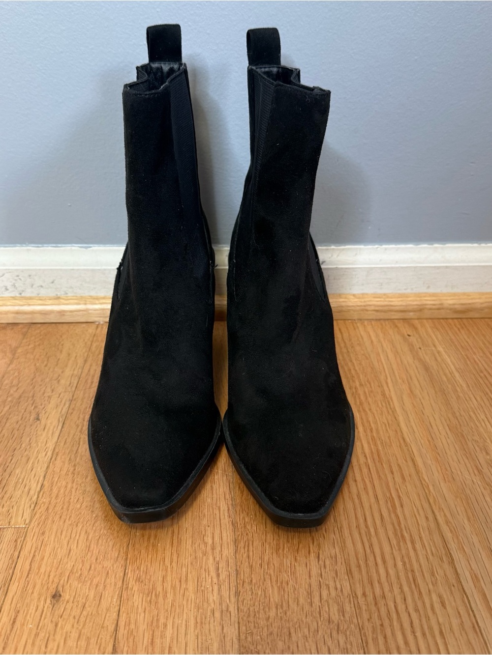 BP Black Emmy Heeled Chelsea Boot 7 - Picture 2 of 6